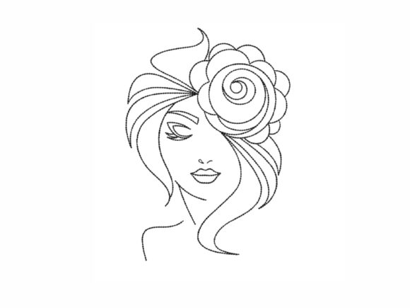 A Designer's Honest Take: Embroidery with 'Woman with Flower'