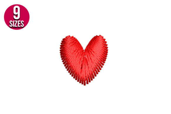 A Designer's Take on the Mini Heart Embroidery Design