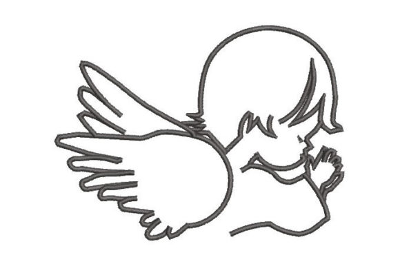 A Designer’s Review: The Praying Angel Boy Embroidery
