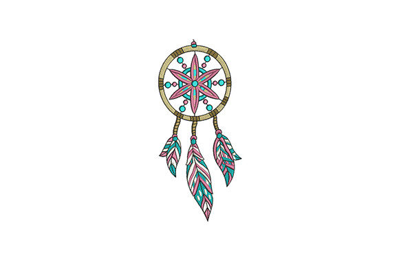 A Dream Catcher Embroidery Design for Meaningful Gifts