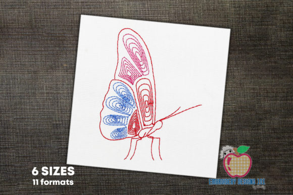 A Line Art Butterfly's Charm for Personalized Gifts