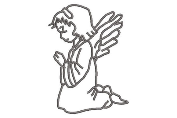 A Real-World Review of the Angel Praying Silhouette Embroidery Design