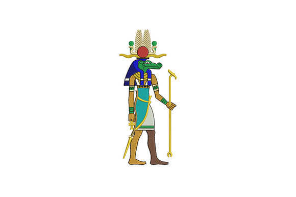 Egyptian Crocodile God Embroidery Design Review