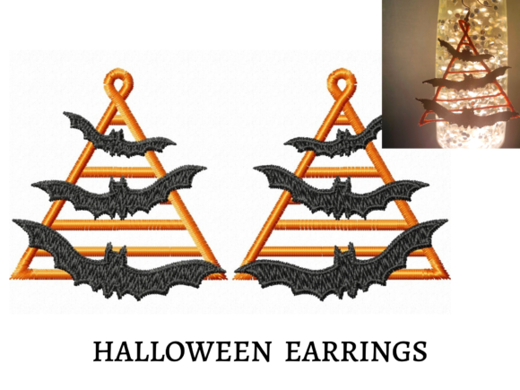 Embrace the Spooky Season with Halloween Earrings Embroidery