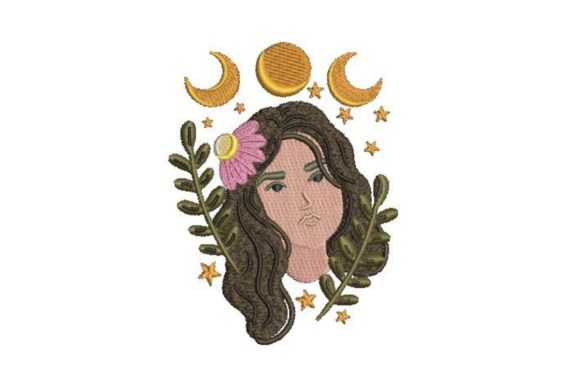 Embroidery Review: Pagan Goddess Design for Craft Fair Products