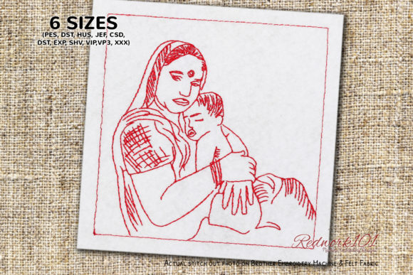 Happy Mom with Little Boy Embroidery Design Review