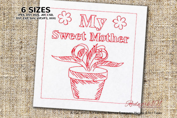 My Sweet Mother Bluework – Craft Fair Embroidery Review